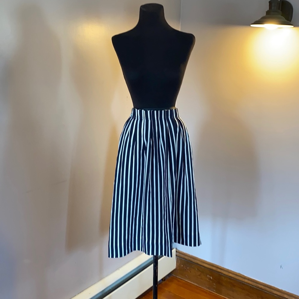 J Crew striped skirt